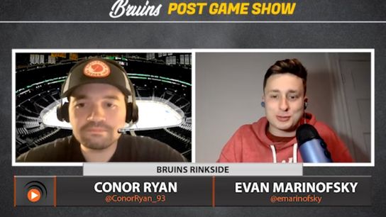 Video: Conor Ryan reacts to Bruins' Game 2 OT win over Capitals taken at BSJ Headquarters  (Bruins)